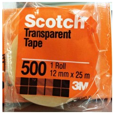 3M Scotch Transparent Tape 500 (12mm x 25m)
