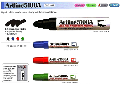 Artline Whiteboard Marker EK-5100A