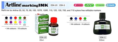 Artline Marking INK ESK-20 and ESK-3