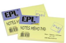 EPL Notes Memo Pas 3" x 5"
