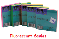 EPL Notes memo pad Fluorescent Series MP-3030F